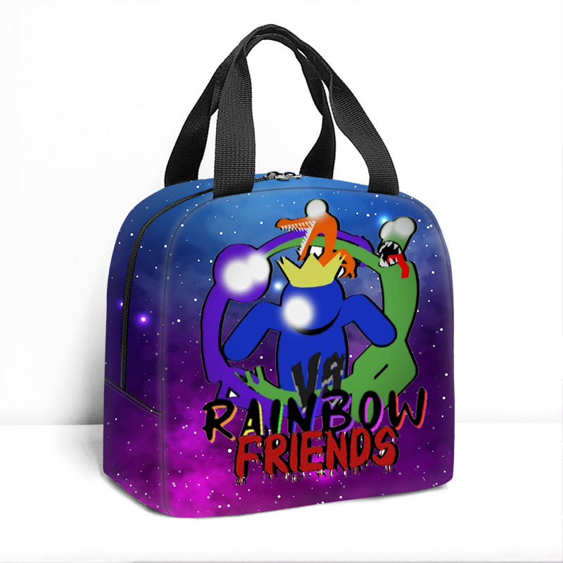 Rainbow Friends lunch box school bag pencil cases