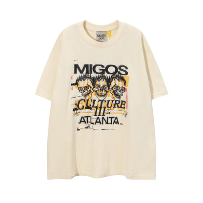 Gallery Dept Letter Slogan Printed T Shirt