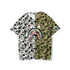 Bape Shark Head 3d Digital Printing T Shirt