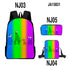 Rainbow Friends schoolbag backpack pencil case three-piece set