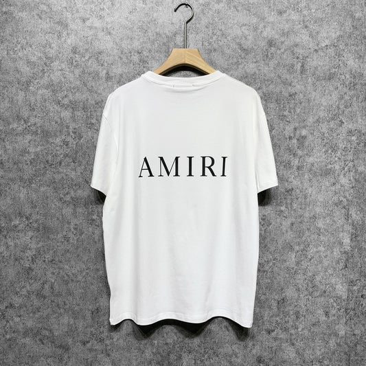 AMIRI letter print casual hip hop high street t shirt