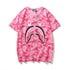 Bape Ape Shark Printed T Shirt