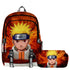 Naruto 3d backpack pencil case set