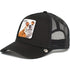 Animal baseball cartoon sunscreen mesh Cap embroidery trucker Black Panther cock wolf Hat