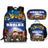 Roblox schoolbag lunch bag pencil case backpack set