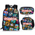 Roblox schoolbag lunch bag pencil case backpack set