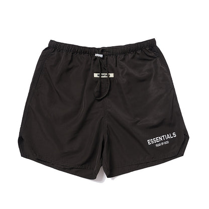 Summer Season 6 Essentials Multi-line Letter Reflective Nylon Youth Sports Ordinary Spot Shorts Pants - product image 3