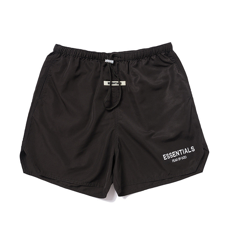 Summer Season 6 Essentials Multi-line Letter Reflective Nylon Youth Sports Ordinary Spot Shorts Pants - product image 7