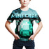 Minecraft 3d Digital Printed T Shirt Unixed T-shirt