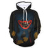 Poppy Playtime 3d Digital Printed Hoodie Bobbi's Game Time Sweater Pullover Sweatshirt