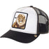 Animal baseball cartoon sunscreen mesh Cap embroidery trucker Black Panther cock wolf Hat