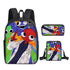 Rainbow Friends Schoolbag backpack lunch box pencil cases set