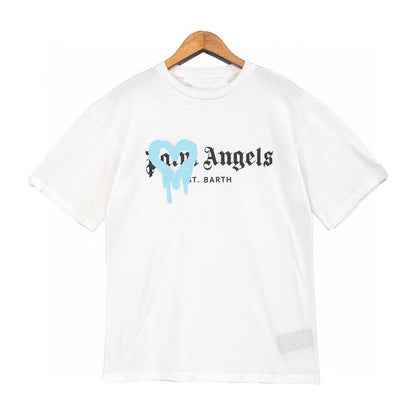Palm Angel Tree Letter Printing Logo T Shirt