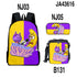 Shovelware Brain Game Schoolbag lunch bag pencil case backpack 3pcs set