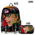 Naruto 3d backpack pencil case set