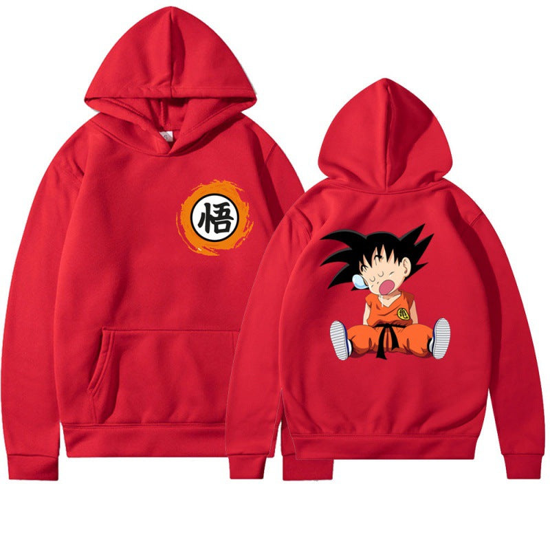 Dragon Ball Z Son Goku Anime Print Hoodie Sweatshirt Pullover