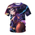 Genshin impact Anime T Shirt Unisex 3d T-shirt