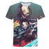 Kimetsu No Yaiba T-shirt Demon Slayer 3d T Shirt