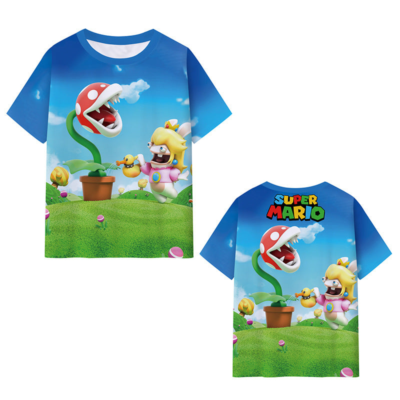 Super Mario 3d Printed T Shirt Unisex T-shirt