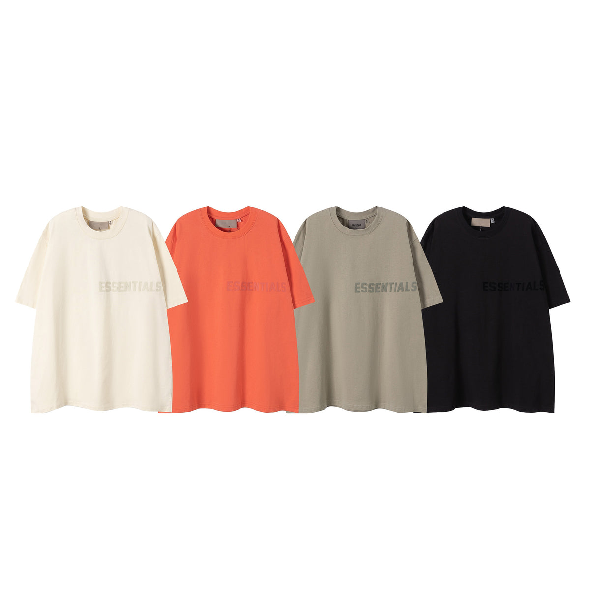 Fear Of God Essentials Flocking Letter Printed Round Neck Short Sleeve T-Shirt - product image 1