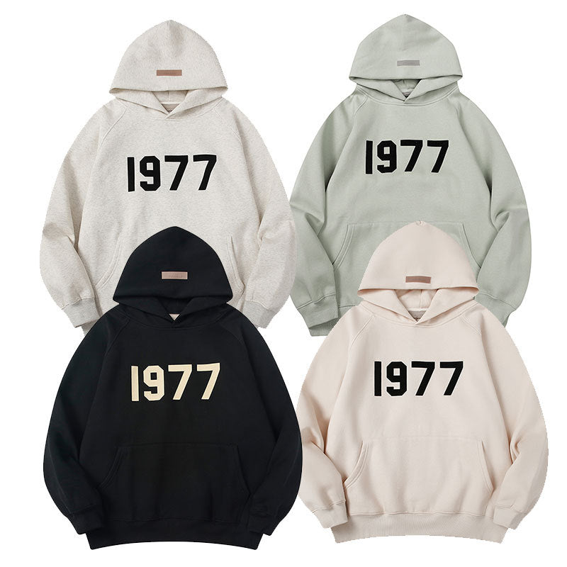 Fear Of God Essentials 1977 Digital Flocking Sweater Loose Casual Hoodie - product image 1