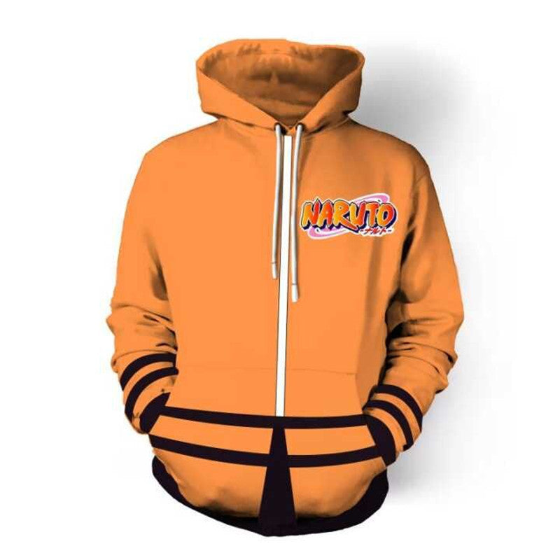 Naruto 3D Hoodie Sweatshirt Jacket Pullover
