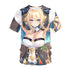 Genshin impact Anime T Shirt Unisex 3d T-shirt