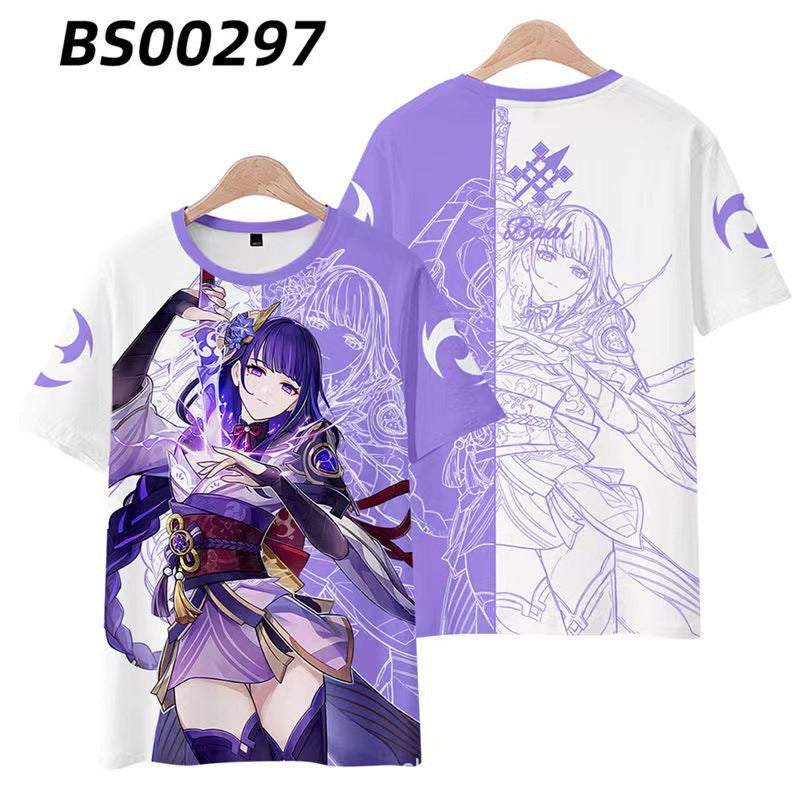 Genshin Impact T Shirt Unisex 3d Printed T-shirt