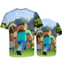 Minecraft 3d T Shirt Unisex T Shirt