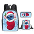 Stitch Schoolbag stitch cartoon backpack shoulder bag pencil case set