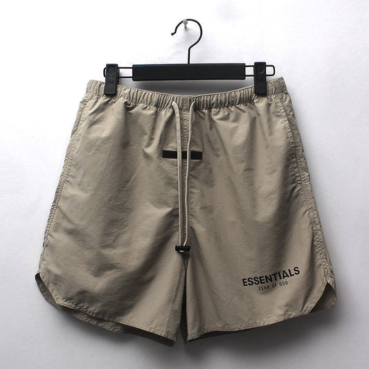 Essentials Shorts Fear Of God Printed Short Pants – Style Cement gray in stockTAUPE - product image 1