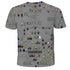 Minecraft 3d Printed T-shirt Unixed T Shirt