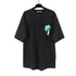 Palm Angel Gradient Letters Coconut Tree Printed  T Shirt