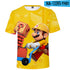 Super Mario 3d Printed T Shirt Unisex Full Print T-shirt