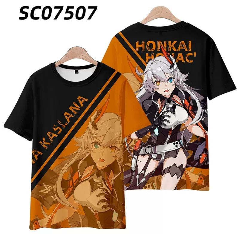 Genshin Impact Unisex 3d Printed T Shirt