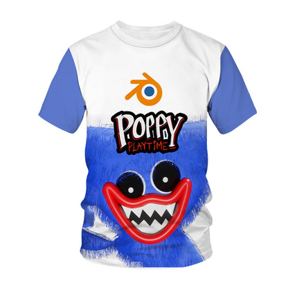 Poppy Playtime 3D Children's Clothing Short Sleeve For Adult T-Shirt Bobbi's Game Time T-Shirt - product image 72