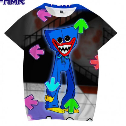 Poppy Playtime 3D Children's Clothing Short Sleeve Adult T-Shirt Bobbi's Game Time T-Shirt - product image 96