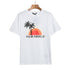 Palm Angels Coconut Tree Sun Print T Shirt