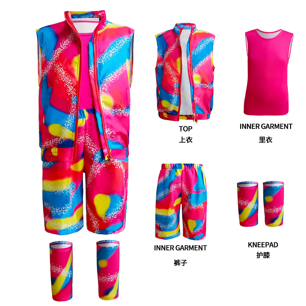 Barbie Cosplay Clothing Barbie Dress Ken Halloween Children Cosplay Clothes