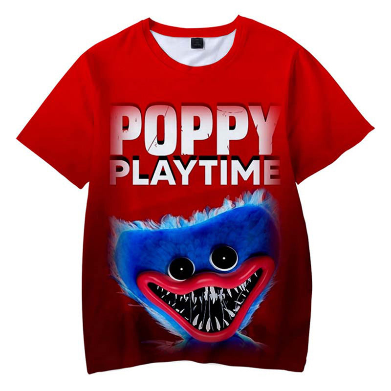 Poppy Playtime Adult Children's Clothes Bobby's Game Time 3d Rinted T Shirt