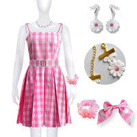 Film Barbie Cosplay Clothing Ken Kenny Barbie Skirt Cosplay Clothing Halloween Performance Clothing