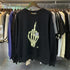 Gallery Dept Gilding Letters Skull Hand Bone Printing Sweatshirt Pullover Hoodie