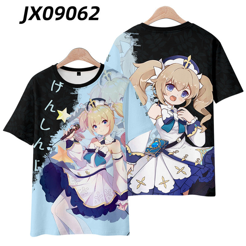 Genshin impact 3d printed unisex t shirt
