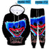 Poppy Playtime Bobbi's Game Time Hoodie Sweater Casual Jogger Pants Two-piece Set