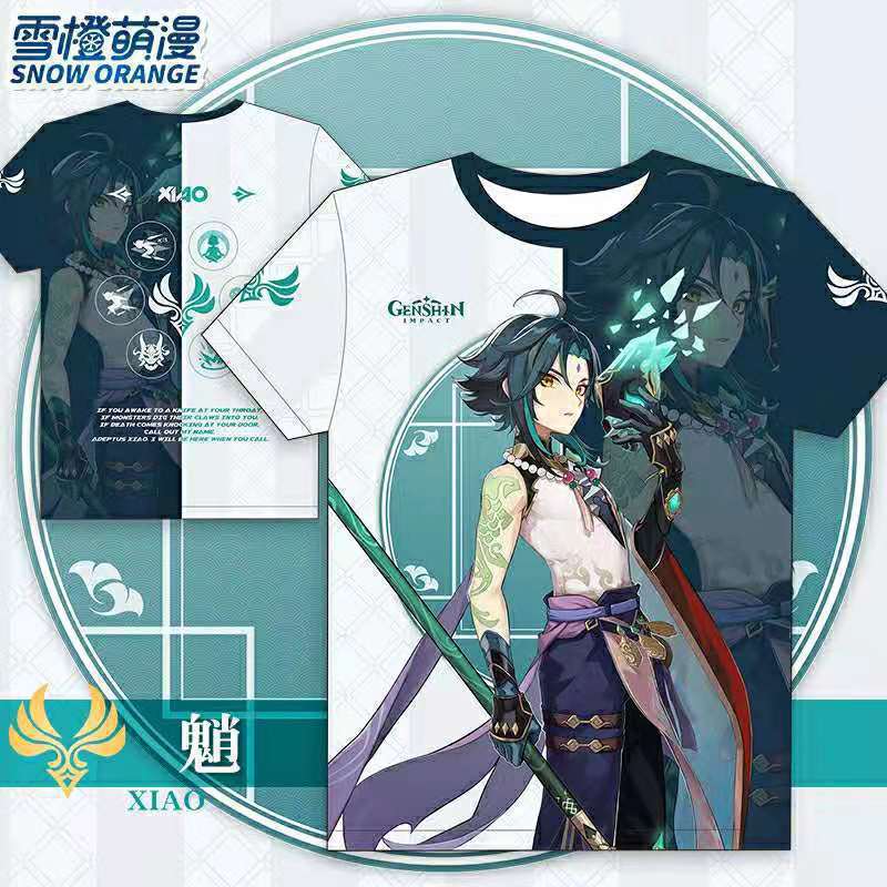 Genshin Impact unisex 3d printed t shirt
