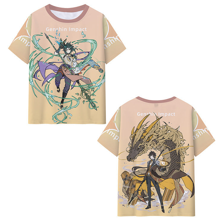 Genshin impact Unisex T Shirt 3d Printed T-shirt