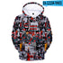 Naruto 3D Hoodie Sweatshirt Pullover Jacket