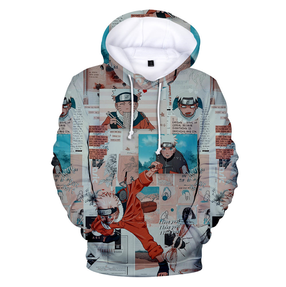 Naruto 3D Hoodie Sweatshirt Pullover Jacket
