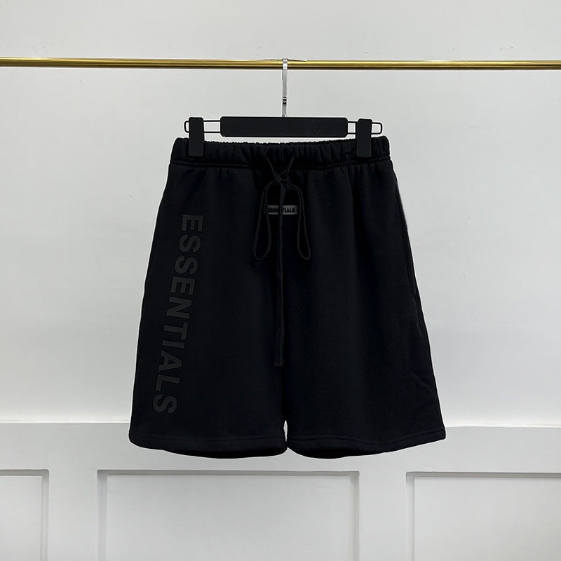Essentials Shorts Fear Of God Drawstring Silicone Letter Cotton Short Pants - product image 20