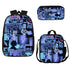 Stitch backpack schoolbag Anime lunch bag 3D Pencil case set